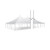 30' x 75' Premiere II Series High Peak Pole Tent, Sectional Tent Top, Complete