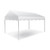 10' x 15' Classic Series Gable End Frame Tent, 1 Piece Tent Top, Complete, white outdoor event canopy with gable end design and sturdy metal frame.