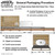 10' x 15' Classic Series Gable End Frame Tent, 1 Piece Tent Top, Complete, with a sketch showing the frame, tent top, and accessories for assembly.