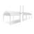 10' x 60' Classic Series Gable End Frame Tent, 1 Piece Tent Top, Complete, outdoor event tent with gable end design and sturdy support poles.