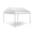 12' x 12' Classic Series Gable End Frame Tent, 1 Piece Tent Top, Complete, white outdoor event tent with metal poles and peaked roof on a plain background.