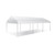 12' x 30' Classic Series Gable End Frame Tent, 1 Piece Tent Top, Complete, white event tent with gable end design and metal frame for outdoor gatherings.