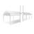 Celina Tent 10' x 80' Classic Series Gable End Frame Tent, Sectional Tent Top, Complete, white outdoor event tent with gable ends and sturdy frame structure.