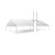 Celina Tent 30' x 210' Classic Series Gable End Frame Tent, Sectional Tent Top, Complete, white gable end frame tent with sectional roofing panels and support poles