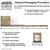 Celina Tent 30' x 30' Classic Series Gable End Frame Tent, sectional tent top, with detailed diagram showing dimensions and features of the packaging and contents.