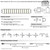 40' x 280' Classic Series Gable End Frame Tent, Sectional Tent Top, Complete, technical drawing showing sections, tubing, fasteners, anchors, fittings, and ratchet assemblies for a large gable end frame tent.