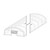 Celina Tent 49'W x 115'L x 24'H Crestline Double Truss Arch Shelter, Vertical Side, wireframe illustration of the large, durable, and versatile outdoor shelter with curved roof and vertical side walls.