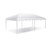 Celina Tent 12' x 24' Classic Series Frame Tent, 1 Piece Tent Top, Complete, white event tent with a peaked roof and four side panels.