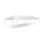 Celina Tent 15' x 45' Classic Series Frame Tent, 1 Piece Tent Top, Complete, white event tent with peaked roof and sturdy frame for outdoor gatherings and events.