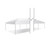 Celina Tent 15' x 50' Classic Series Frame Tent, 1 Piece Tent Top, Complete, white event tent with a sturdy frame and peaked canopy for outdoor gatherings.