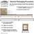 Celina Tent 30' x 30' Classic Series Frame Tent, Sectional Tent Top, Complete, with detailed diagram showing dimensions, components, and packaging instructions.