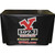 4' Fitted Vinyl, 3-Sided, radio station promotional table cover with WYBZ-FM logo and branding for event displays.