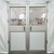 Event Double Door Aluminum 8' - Image of a double door made from aluminum with glass panels, designed for event entrances or exits.