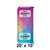 20' x 10' Classic Pole Tent Mid, Ratchet Top, Full Digital Print, with customizable logo area and vibrant geometric design.