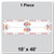 10' x 40' Master Series Frame Tent, 1 Piece, 16 oz. Ratchet Top, Logo/Valance Print Only, product diagram showing tent dimensions and design layout.