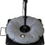 Flag Water Weight Bag, a round water-filled training resistance bag with a flag design, mounted on a black base for fitness and strength training.