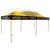 Celina Tent Fast Shade Package 20-1, a yellow and black portable canopy tent with metal legs and printed branding on the edges.