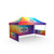 Celina Tent Fast Shade Package 20-4, colorful promotional pop-up canopy tent with a vibrant geometric design and customizable logo panels.