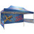 Celina Tent Fast Shade Package 20-4, blue outdoor canopy tent with custom graphic and branding for Dana Hinde Waterfowl Productions Inc.