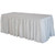 17' White Polyester Skirting