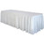 21' White Polyester Skirting