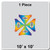 10' x 10' Pinnacle Series Cross Cable Top, Full Digital Print, with colorful logo design and vibrant rainbow hues.