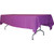60'' x 120'' Chocolate Tablecloth, purple fabric covering a rectangular table.