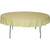 90'' Round Sage Green, round table with a sage green tablecloth and silver legs.