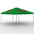 Celina Tent 15' x 15' Classic Series Pole Tent Full Digital Print, complete green tent with GMC Valdosta logo, supported by white poles and a peaked roof design.