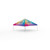 Celina Tent 15' x 15' Classic Series Pole Tent Full Digital Print, complete with colorful digital printed canopy featuring logo space, supported by metal poles.