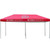 Celina Tent 10' x 20' Classic Series Frame Tent Full Digital Print, a red event tent with NC State University branding on the sides and metal frame legs.