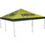 Celina Tent 20' x 20' Classic Series Frame Tent Full Digital Print, Complete, yellow and black commercial event tent with sturdy metal frame and digital printed canopy.