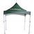 Celina Tent 10' x 10' Pinnacle Series High Peak Frame Tent / Cross Cable Marquee Full Digital Print, complete with green canopy, high peak design, and sturdy metal frame, suitable for outdoor events and advertising.