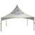 Celina Tent 20' x 20' Pinnacle Series High Peak Frame Tent / Cross Cable Marquee Logo Print, Complete, with a white high peak frame tent featuring Pinnacle Vodka logo and mountain graphic.