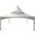Celina Tent 20' x 20' Pinnacle Series High Peak Frame Tent / Cross Cable Marquee Logo Print, complete white event tent with high peak roof and printed logo for events and marquees.