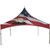 Celina Tent 20' x 20' Pinnacle Series High Peak Frame Tent / Cross Cable Marquee Full Digital Print, American flag design with eagle image, outdoor event tent.