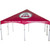 Celina Tent 20' x 20' Master Series Frame Tent Full Digital Print, complete event tent with pink canopy featuring the COB logo and website, supported by sturdy metal frame legs.