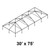 Celina 30' x 75' Classic Series Frame, a large outdoor structure with a metal frame and canopy design.