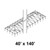 Celina 40' x 140' Master Series Frame, a large industrial metal framework structure for building construction and storage.