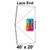 40' x 20' Classic Frame Tent Top, Lace End 40' x 20' Classic Frame Tent Top, Lace End
