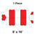 8' x 16' Gable Frame Tent, 1 Piece, 16 oz. Ratchet Top Replacement 8' x 16' Gable Frame Tent, 1 Piece, 16 oz. Ratchet Top Replacement