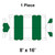 8' x 16' Gable Frame Tent, 1 Piece, 16 oz. Ratchet Top Replacement 8' x 16' Gable Frame Tent, 1 Piece, 16 oz. Ratchet Top Replacement