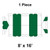 8' x 16' Gable Frame Tent, 1 Piece, 16 oz. Ratchet Top Replacement 8' x 16' Gable Frame Tent, 1 Piece, 16 oz. Ratchet Top Replacement