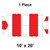 Celina Tent 10' x 20' Classic Gable Frame Tent, 1 Piece, 16 oz. Ratchet Top Replacement, diagram of the tent layout showing the structure and corners.