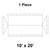 Celina Tent 10' x 20' Classic Gable Frame Tent, 1 Piece, 16 oz. Ratchet Top Replacement, diagram of tent frame with detailed side views and measurements.