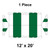 Celina Tent 12' x 20' Classic Gable Frame Tent, 1 Piece, 16 oz. Ratchet Top Replacement, diagram showing the dimensions and design of the tent's replacement ratchet top.