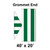 40' x 20' Classic Gable Frame Tent Top, Grommet End 40' x 20' Classic Gable Frame Tent Top, Grommet End