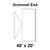 40' x 20' Classic Gable Frame Tent Top, Grommet End 40' x 20' Classic Gable Frame Tent Top, Grommet End