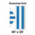 40' x 20' Classic Gable Frame Tent Top, Grommet End 40' x 20' Classic Gable Frame Tent Top, Grommet End