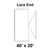 40' x 20' Classic Gable Frame Tent Top, Lace End 40' x 20' Classic Gable Frame Tent Top, Lace End